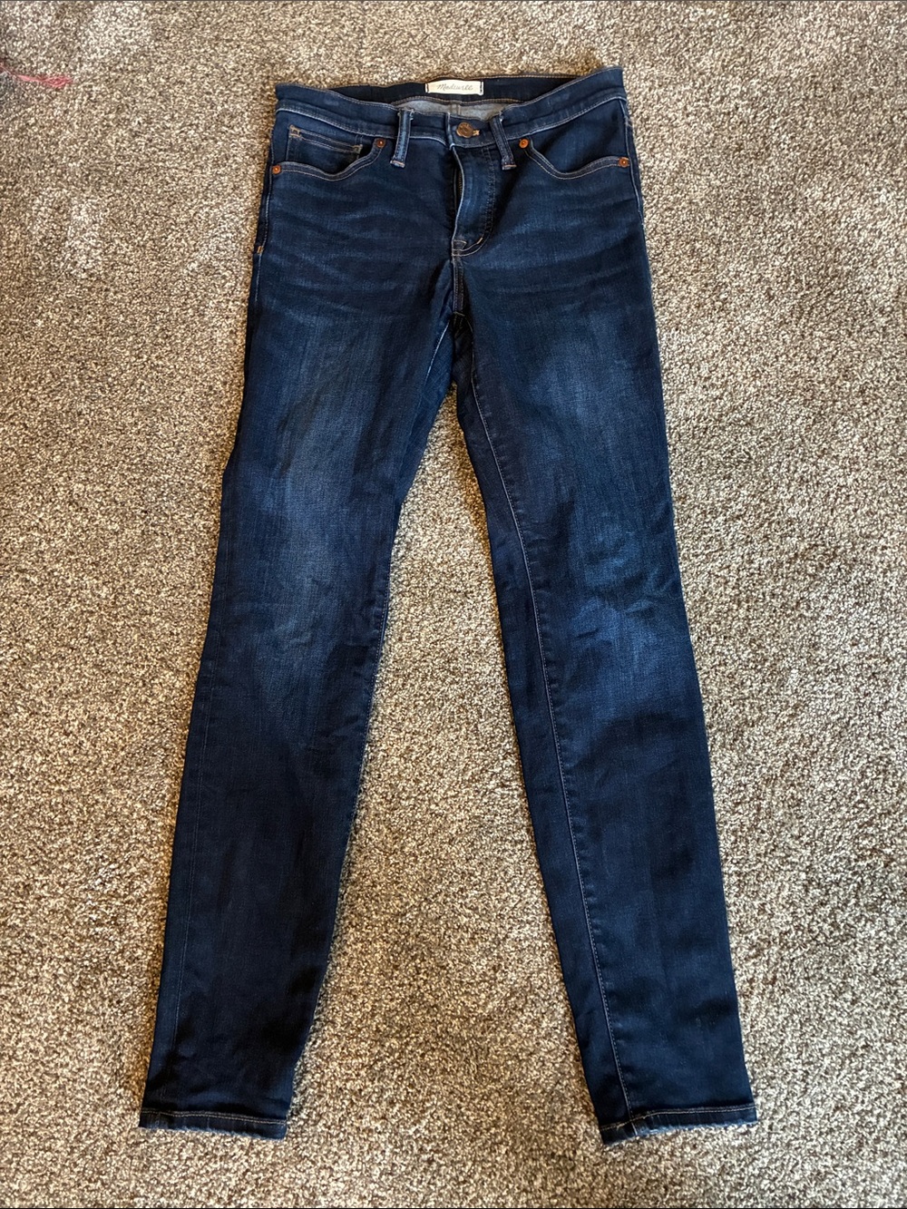 Madewell Dark Blue Skinny Jeans